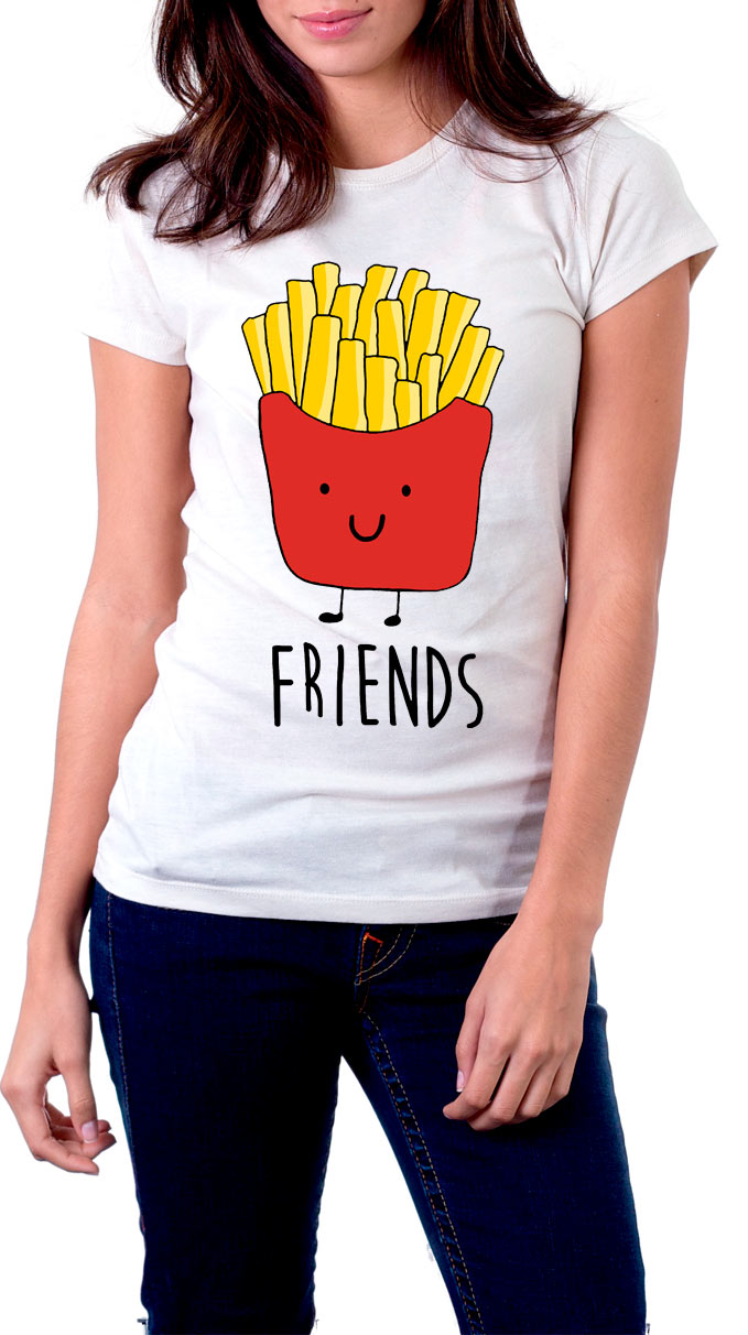 Camiseta chica Patatas fritas