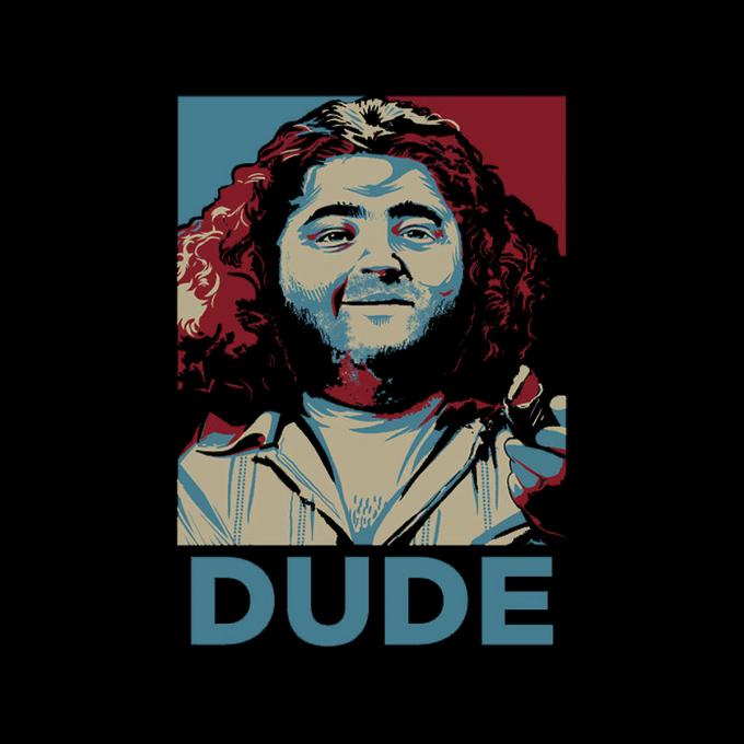 Camiseta chica Perdidos (Lost). Hurley "Dude"