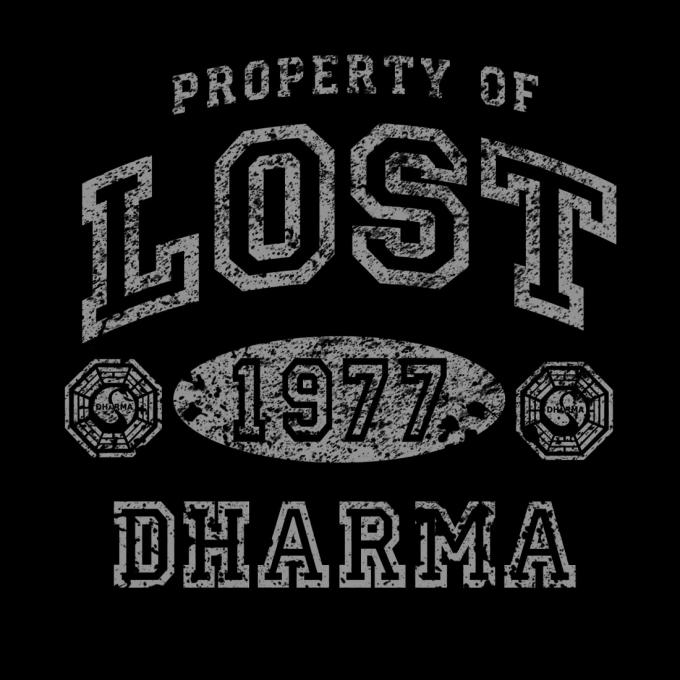Camiseta chica Perdidos (Lost). Property of Lost 1977
