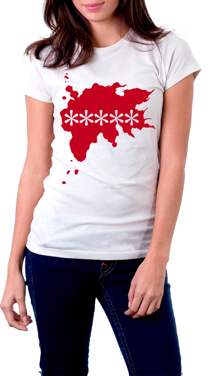 Camiseta chica Persona 5 mancha