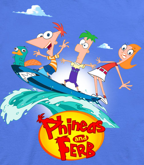 Camiseta chica Phineas y Ferb