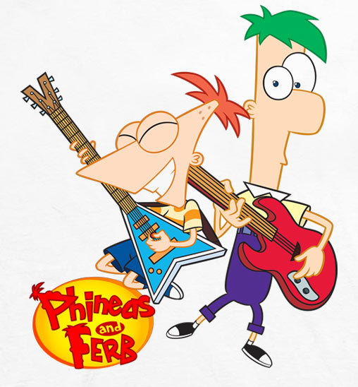 Camiseta chica Phineas y Ferb