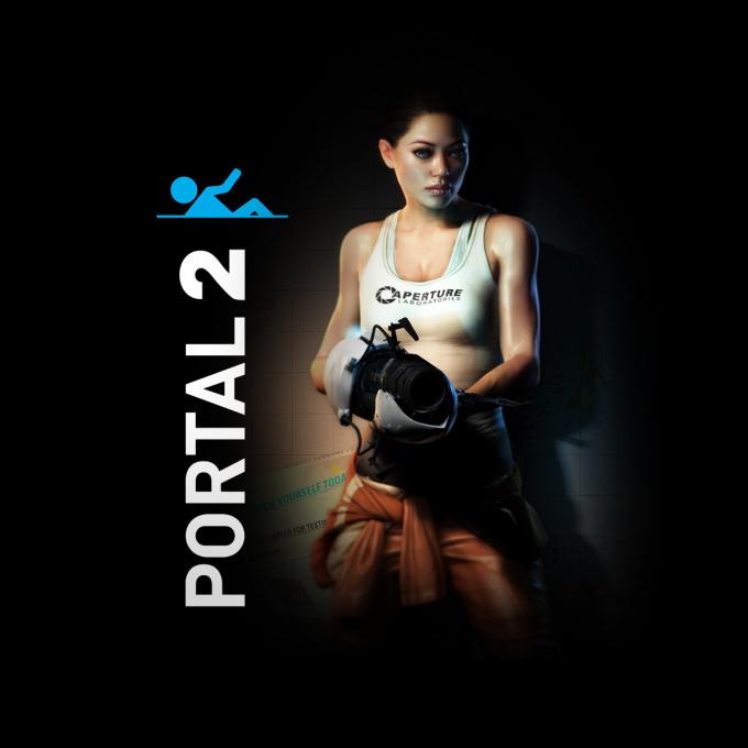 Camiseta chica Portal 2. Chell