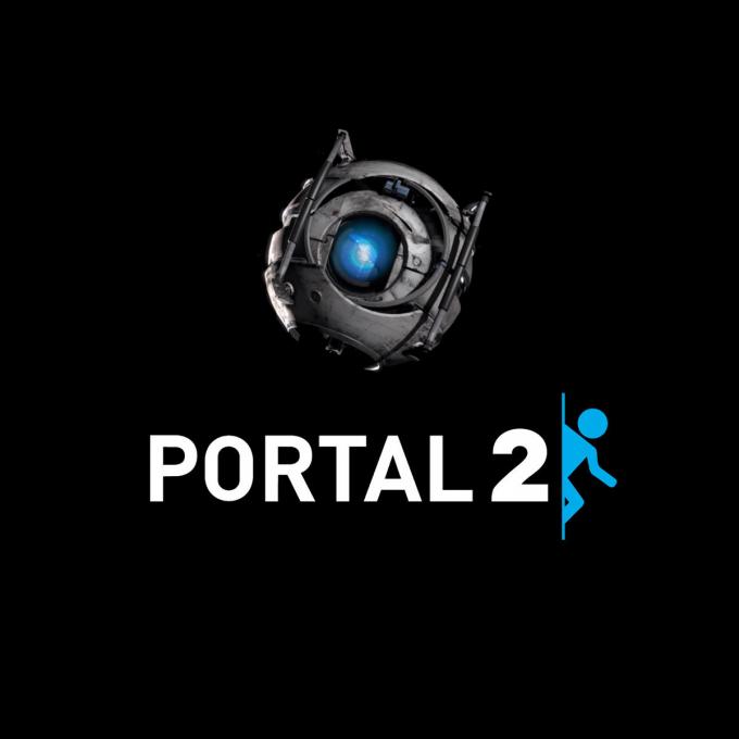 Camiseta chica Portal 2. Logo