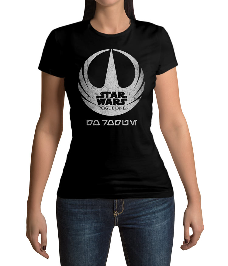 Camiseta chica Rogue One: A Star Wars Story logo