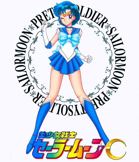 Camiseta chica Sailor Moon. Mercurio Ami Mizuno