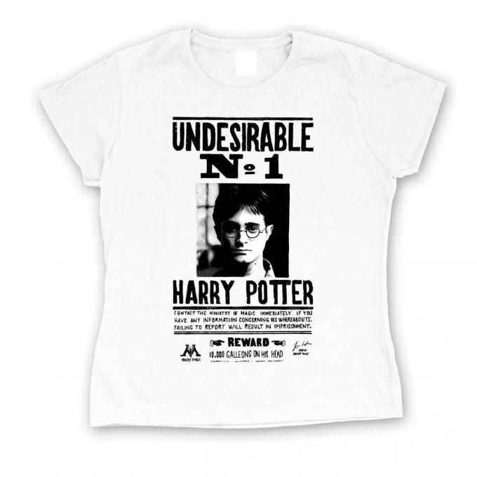 Camiseta chica Se Busca. Harry Potter