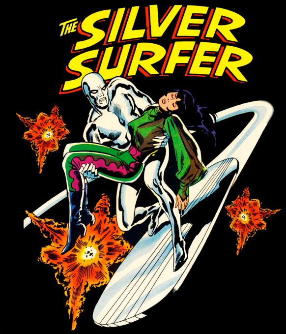 Camiseta chica Silver Surfer rescate
