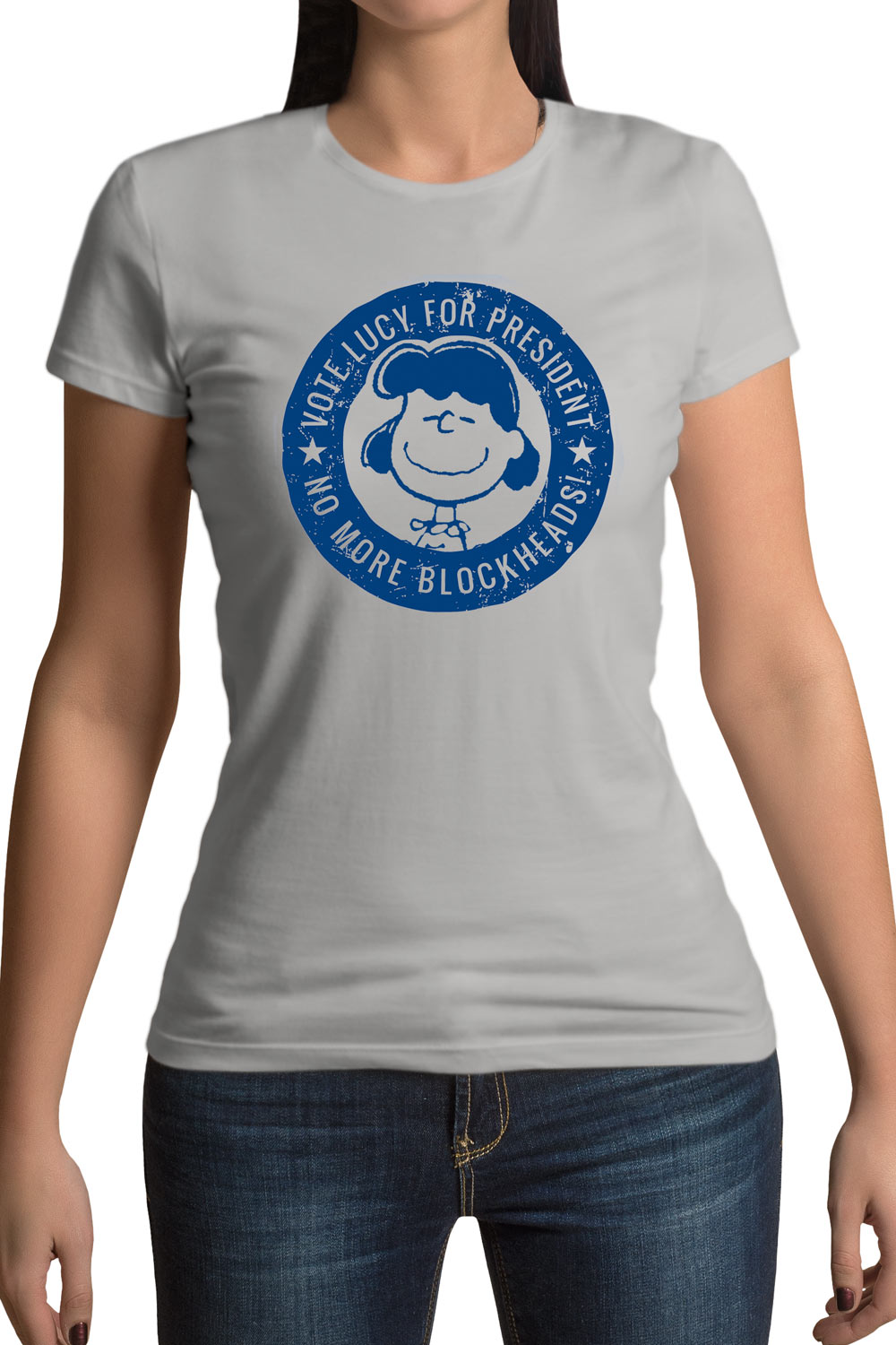 Camiseta chica Snoopy Vote Lucy for President