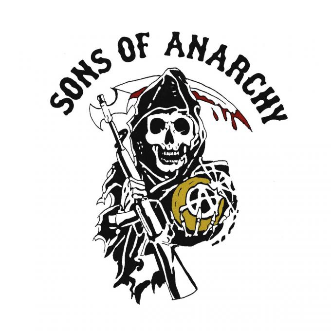 Camiseta chica Sons of Anarchy. Logo