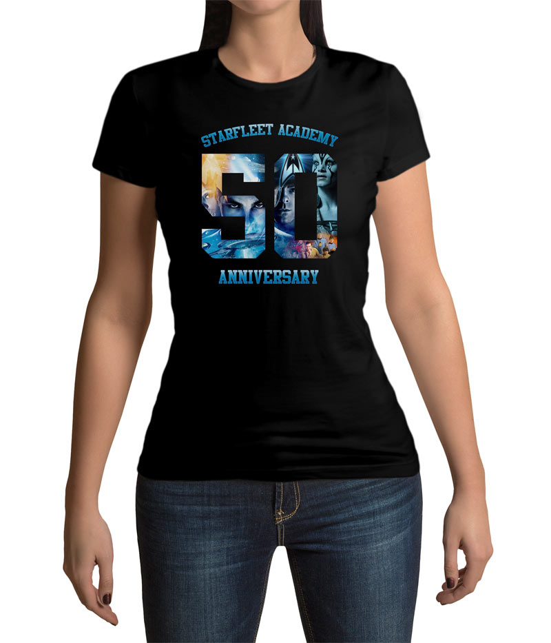 Camiseta chica Star Trek 50 Anniversary Starfleet Academy