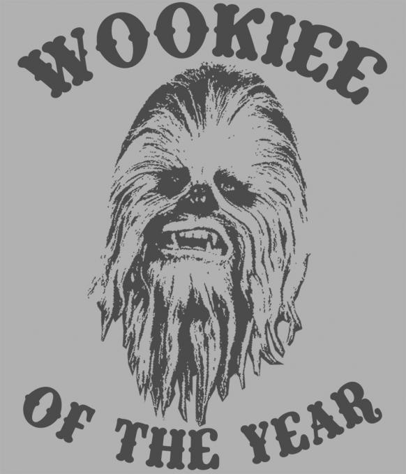 Camiseta chica Star Wars star Wookiee of the year