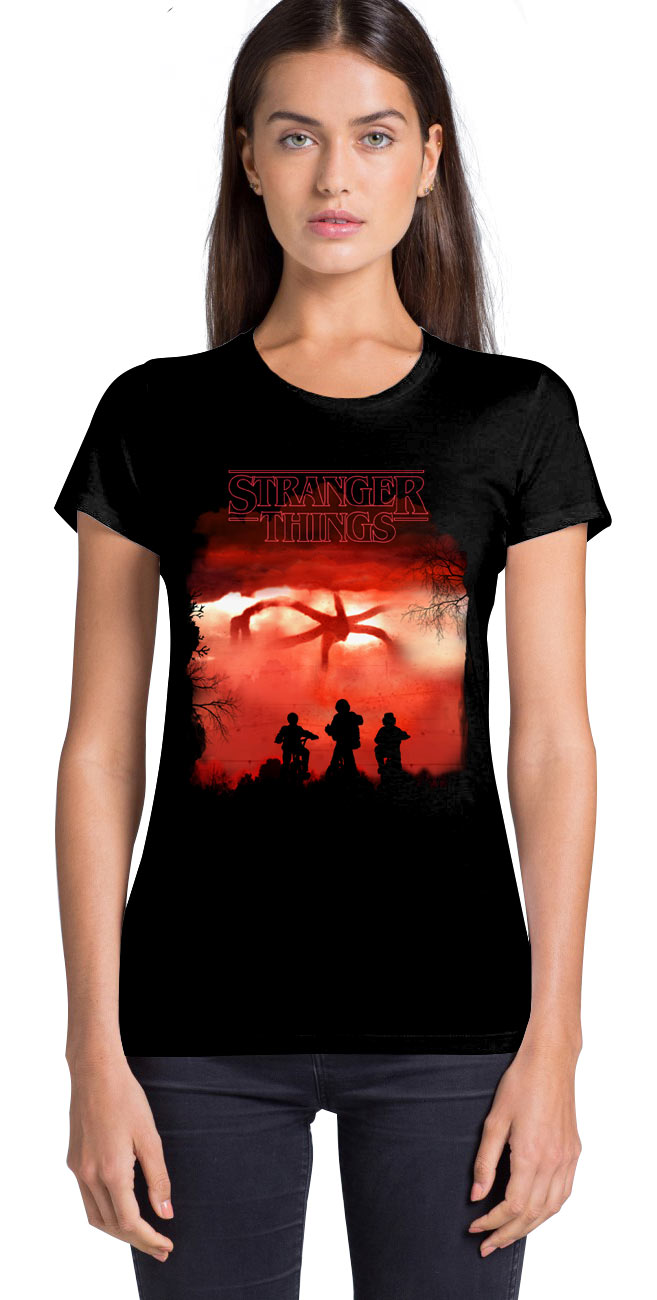 Camiseta chica Stranger Things 2 ente