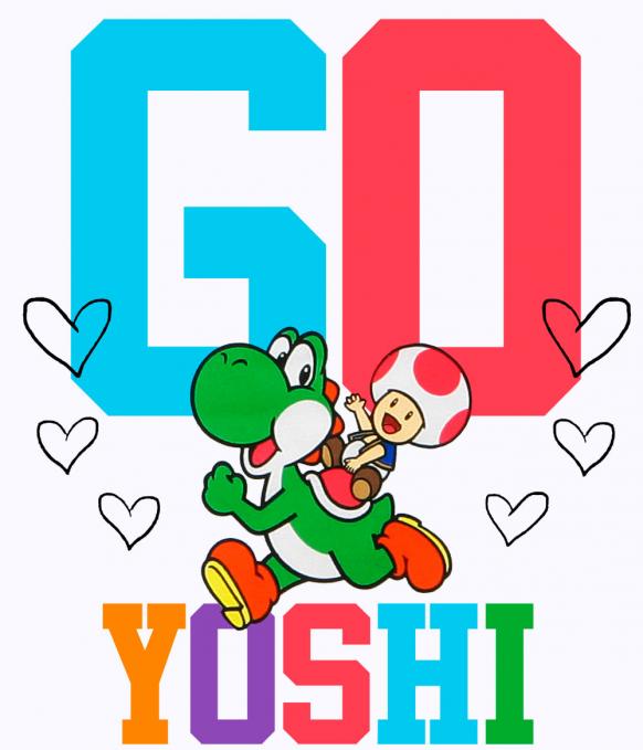 Camiseta chica Super Mario Bros. Go Yoshi