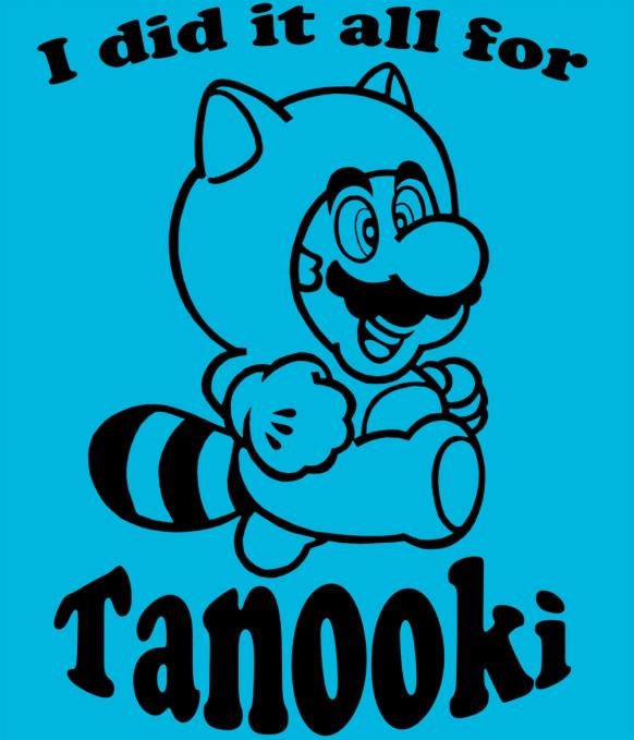 Camiseta chica Super Mario Bros. I did it all Tanooki