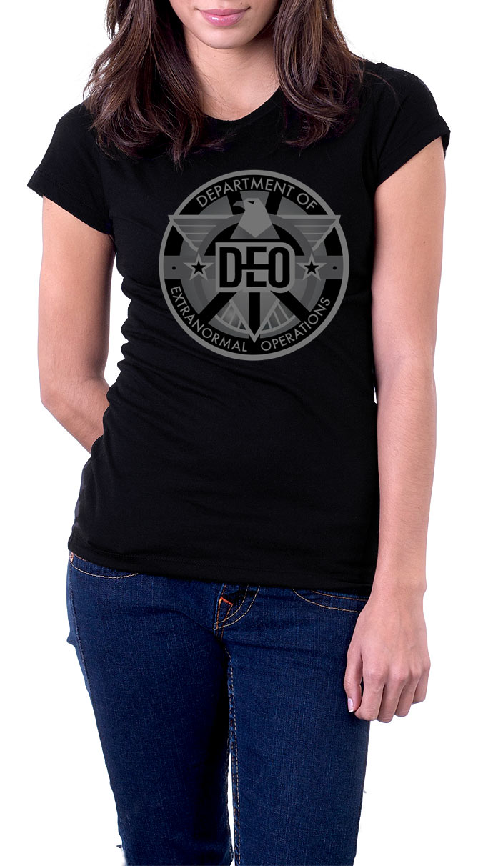 Camiseta chica Supergirl DEO (Department of Extranormal Operations)