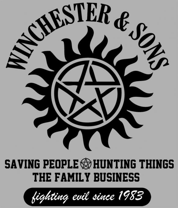 Camiseta chica Supernatural Winchester & Sons