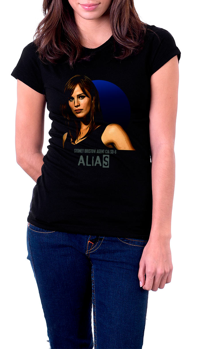 Camiseta chica Sydney Bristow Agent CIA