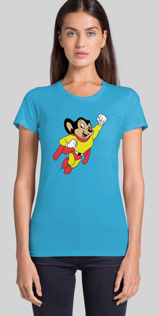 Camiseta chica Súper Ratón (Mighty Mouse)
