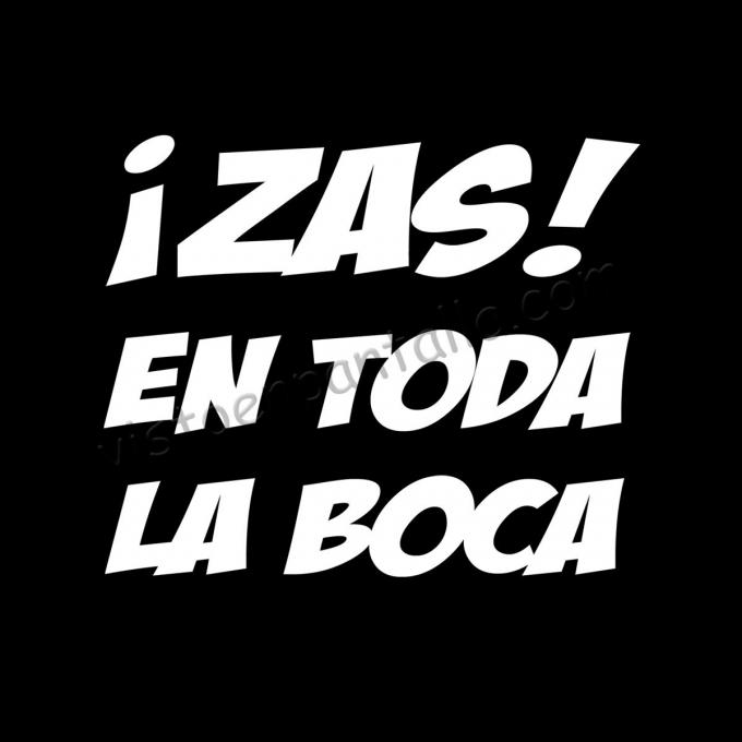 Camiseta chica The Big Bang Theory. ¡Zas! en toda la boca