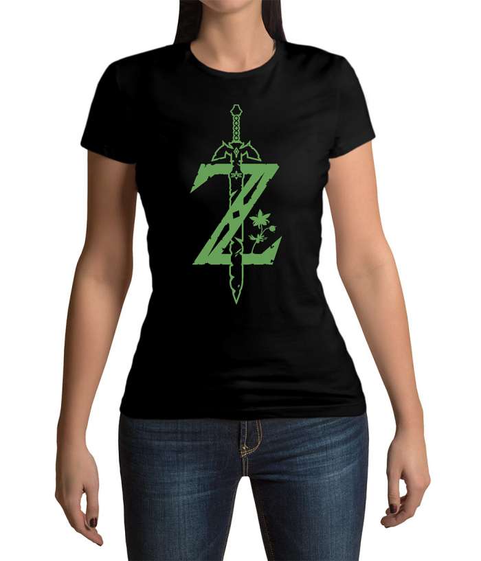 Camiseta chica The Legend of Zelda espada