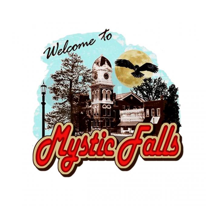 Camiseta chica The Vampire Diaries. Mystic Falls