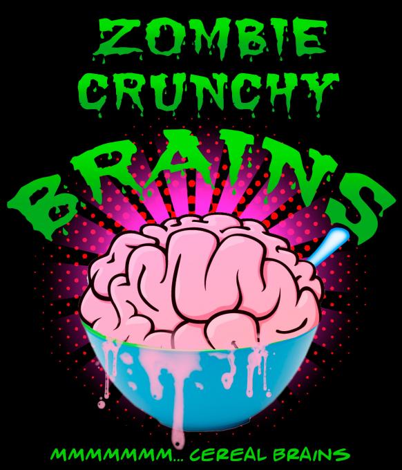 Camiseta chica The Walking Dead. Crunchy brains