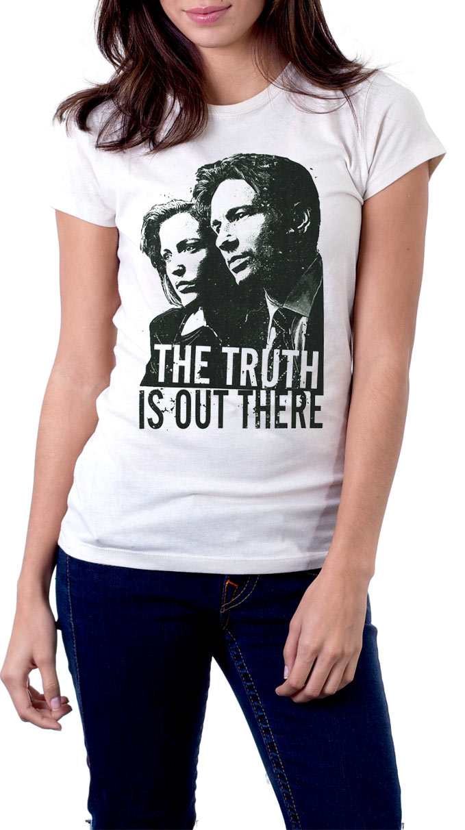 Camiseta chica The truth is out there. Expediente X