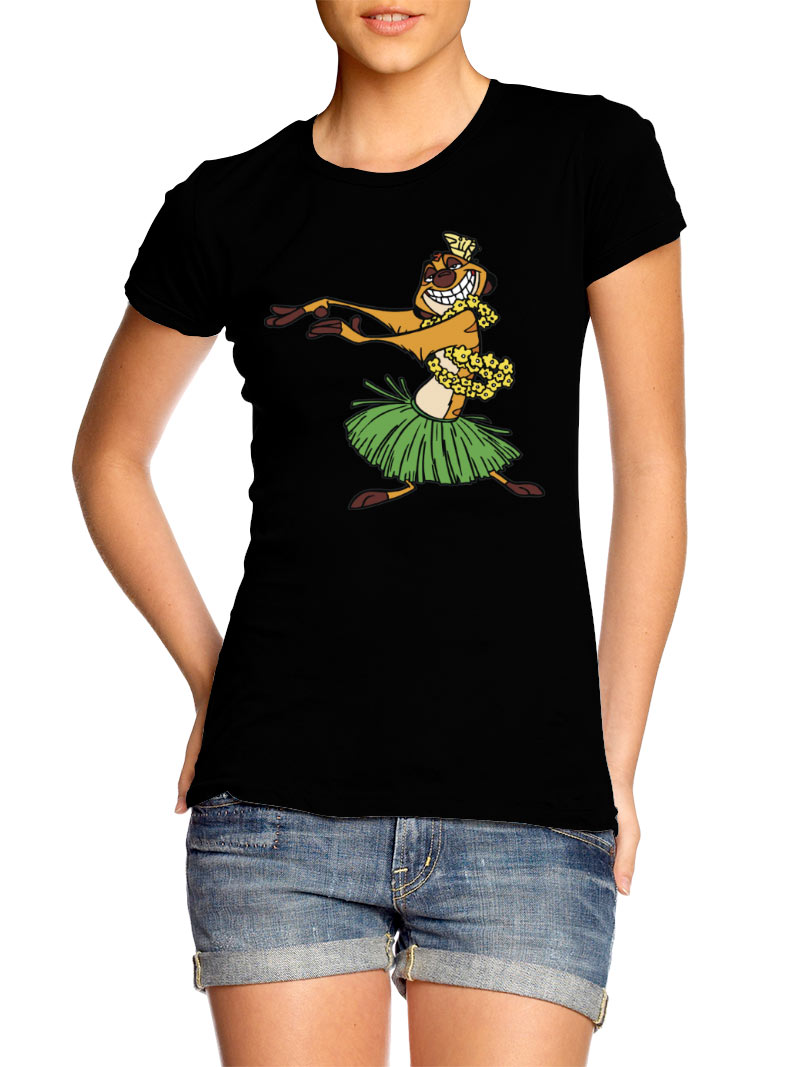 Camiseta chica Timón Hawaii. El Rey León