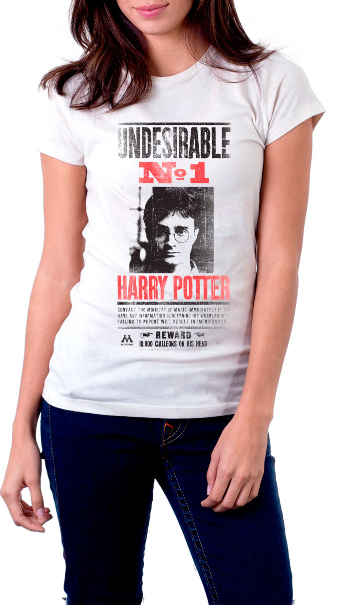 Camiseta chica Undesirable nº1 Harry Potter