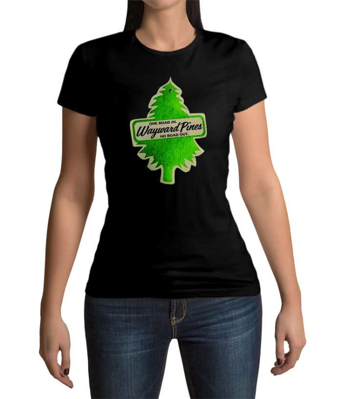 Camiseta chica Wayward Pines ambientador coche