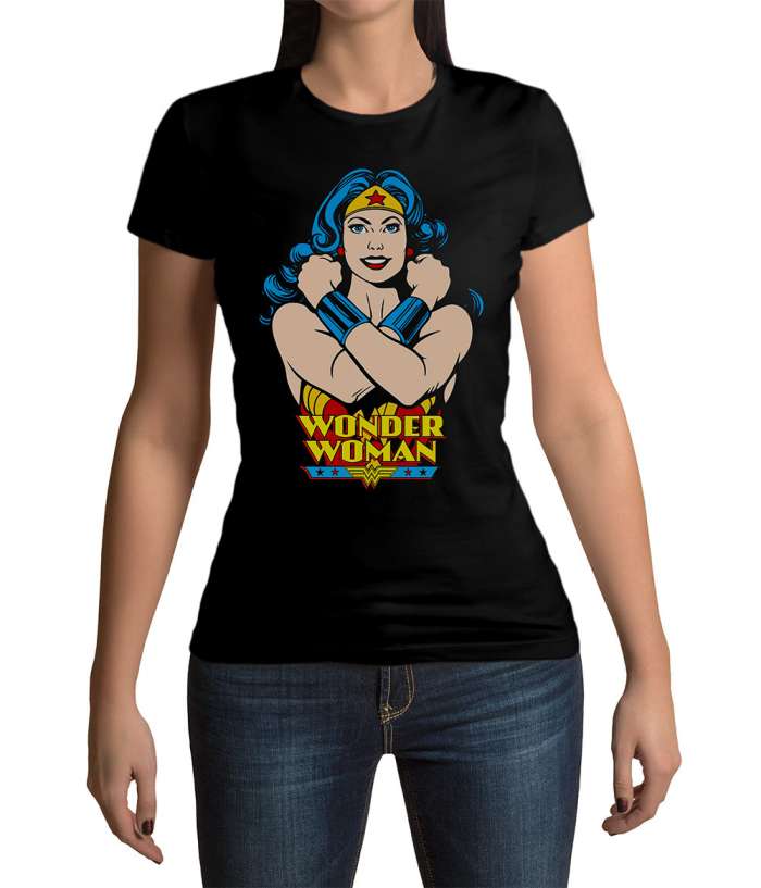 Camiseta chica Wonder Woman poder