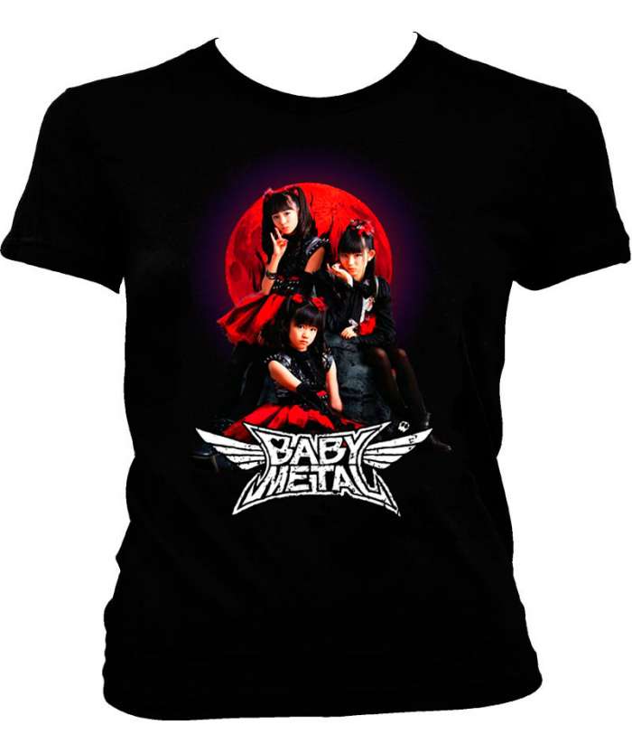 Camiseta chica banda Babymetal. Modelo 2