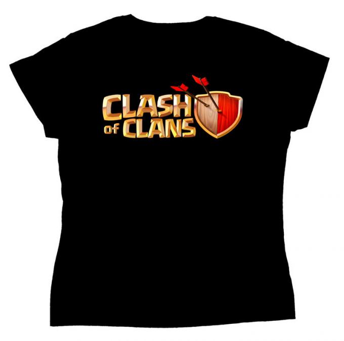Camiseta chica logo Clash of Clans