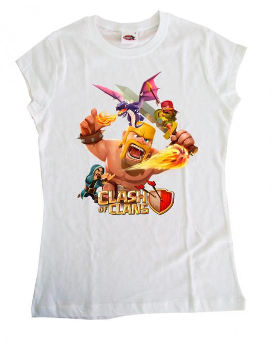 Camiseta chica lucha Clash of Clans