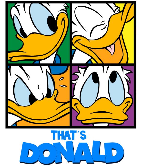 Camiseta chica pato Donald