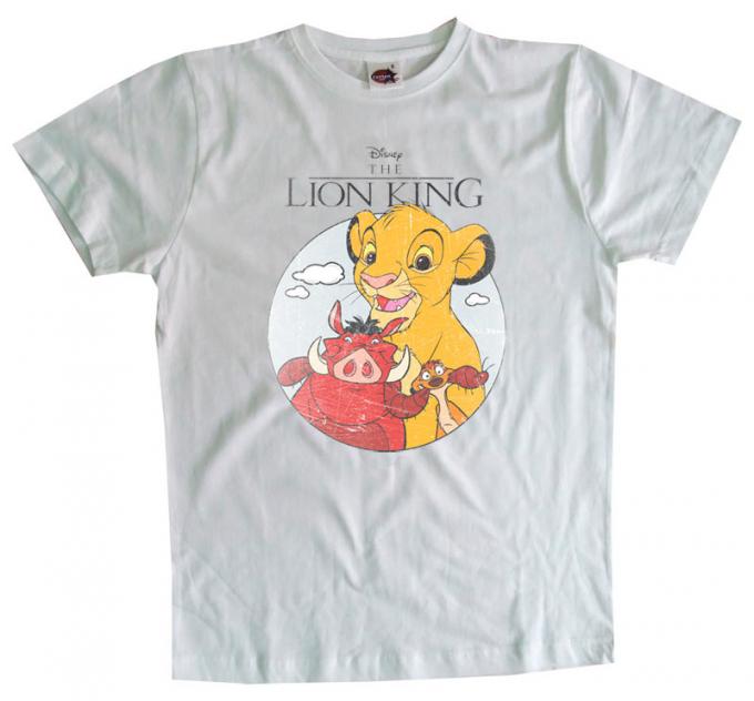 Camiseta chica personajes. El Rey León