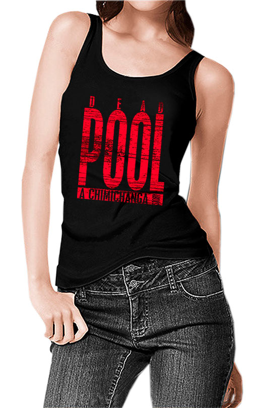 Camiseta chica tirantes A Chimichanga Story. Deadpool