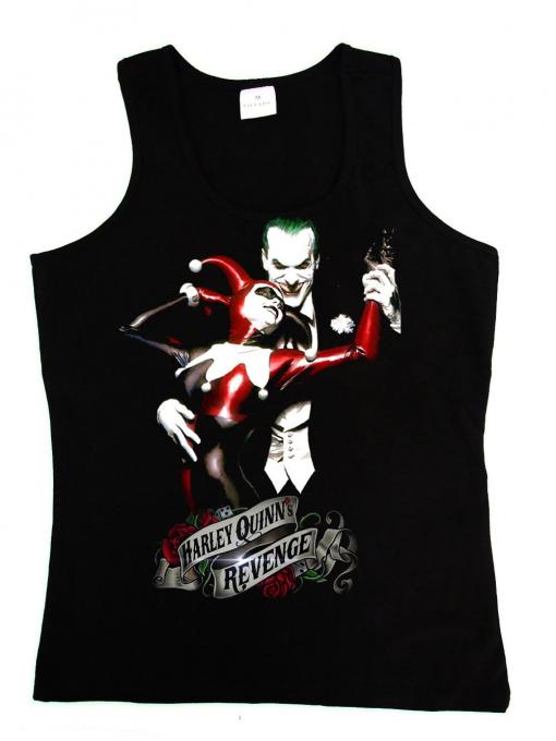Camiseta chica tirantes Batman: Arkham City. Harley Quinn Revenge