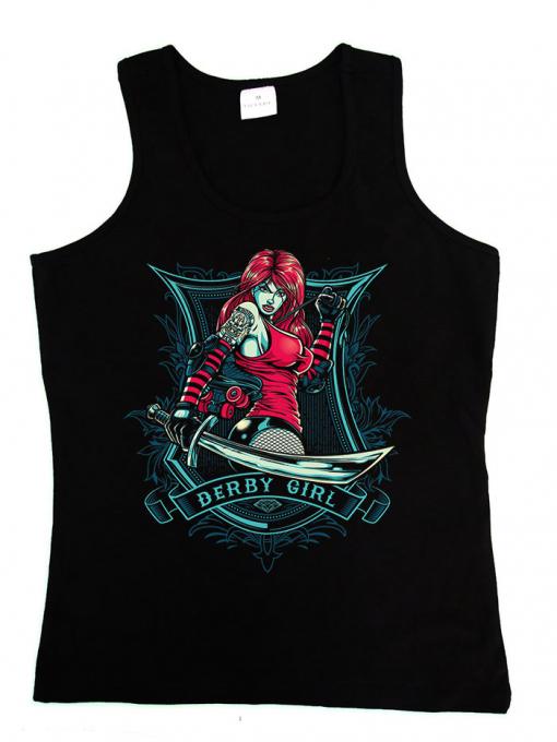 Camiseta chica tirantes Whip It Rollers girls. Derby girl