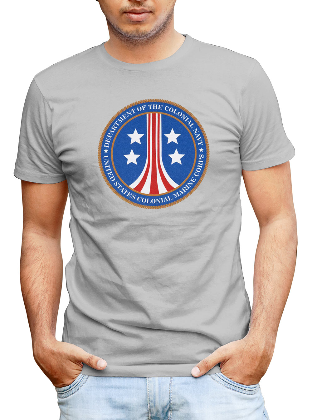 Camiseta logo United States Colonial Marine Corps. Alien