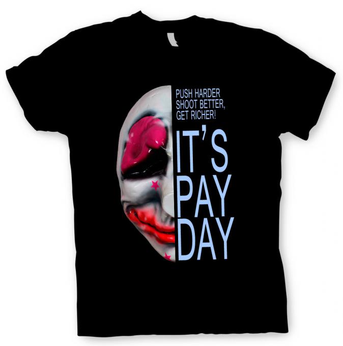 Camiseta máscara Hoxton. Payday 2