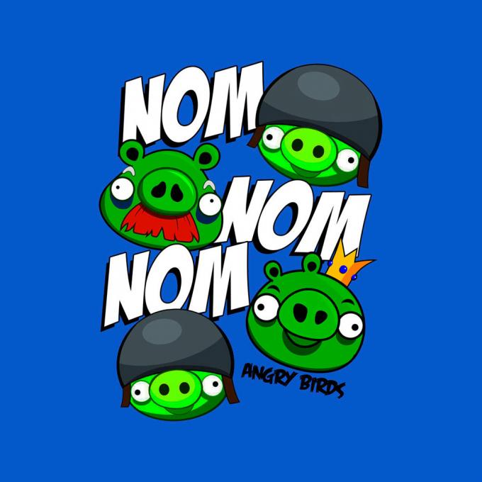 Camiseta niño Angry Birds. Pig Army