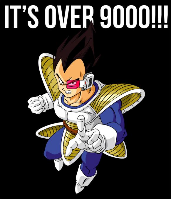 Camiseta niño Dragon Ball Z. It's over 9000!!! por 19,36€ - Qué Friki