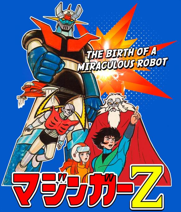 Camiseta niño Mazinger Z. El nacimiento de un robot milagroso