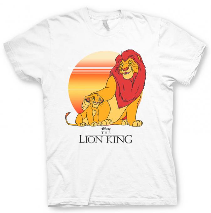 Camiseta niño Mufasa y Simba. El Rey León