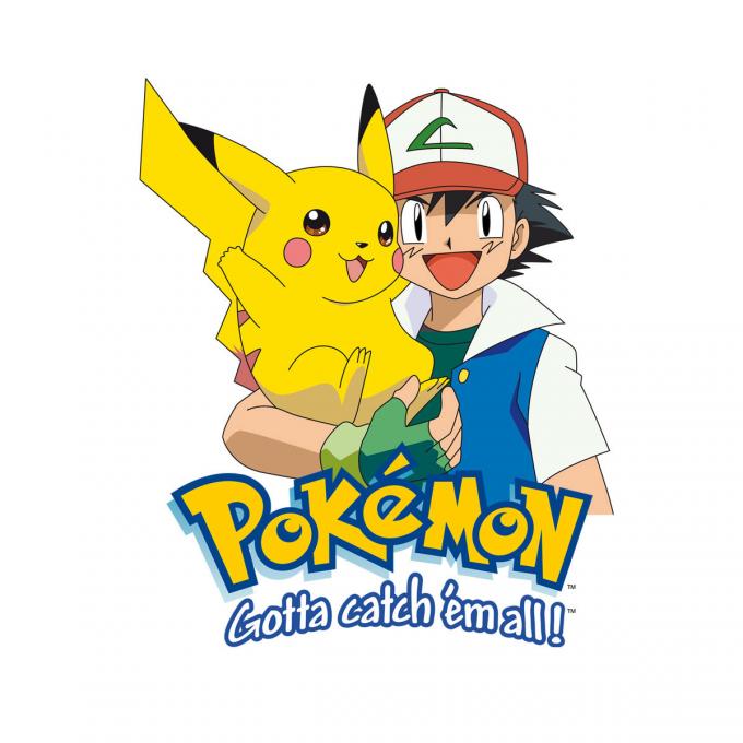 Camiseta niño Pokemon. Ash y Pikachu