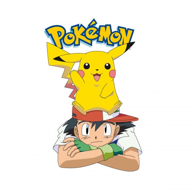 Camiseta niño Pokemon. Ash y Pikachu