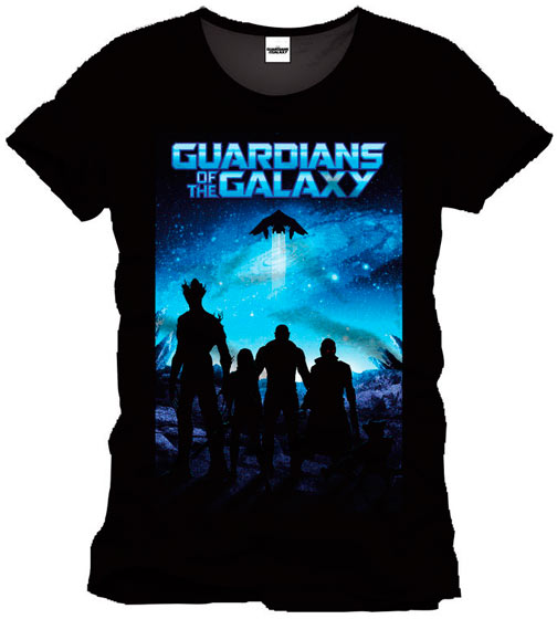 Camiseta protagonistas. Guardianes de la Galaxia