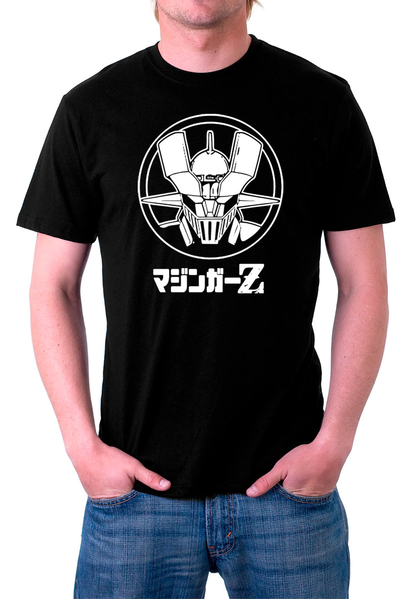 Camiseta rostro robot Mazinger Z. Modelo 1